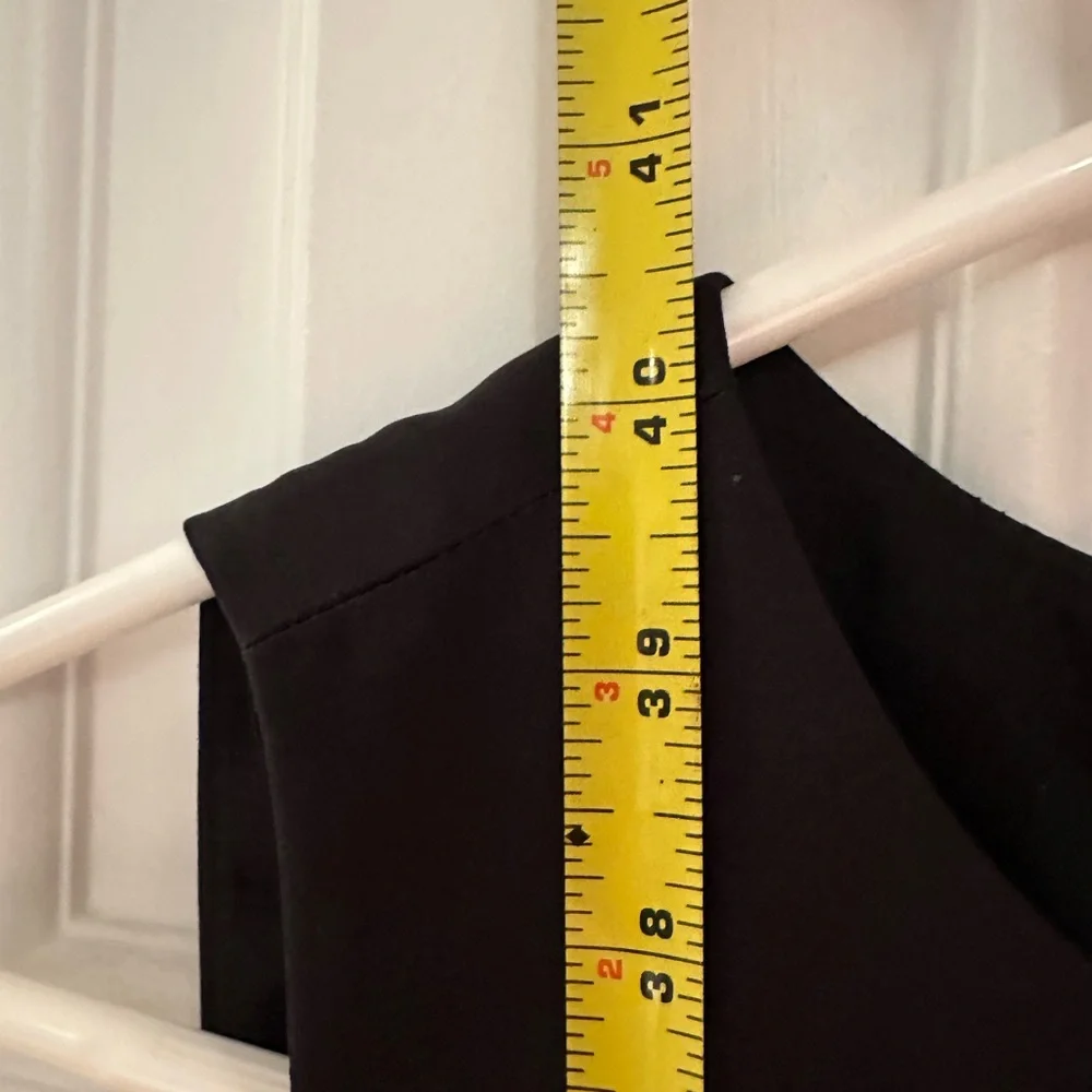 Talbots Black Sleeveless Silk Dress with Tie Belt Size 8 excellent condition - Picture 4 of 6